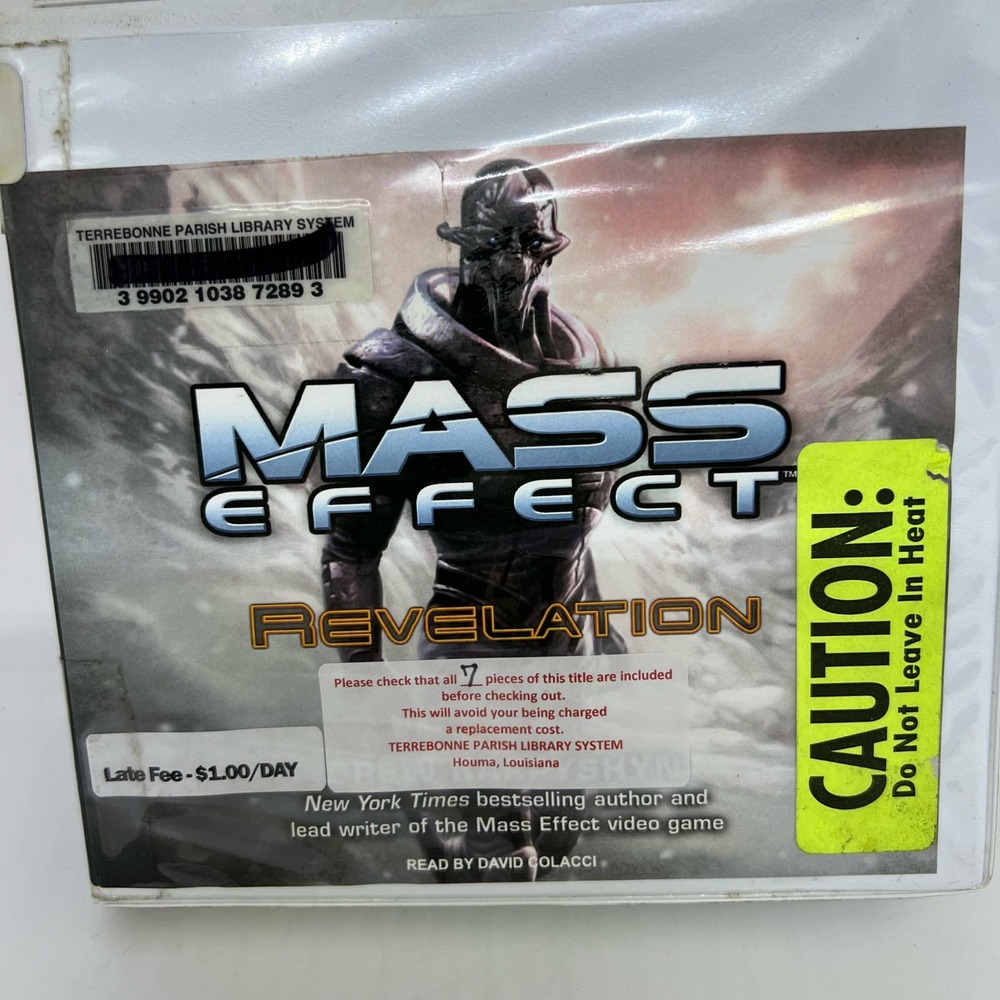 Mass Effect Revelation audiobook on CD by Drew Karpyshyn